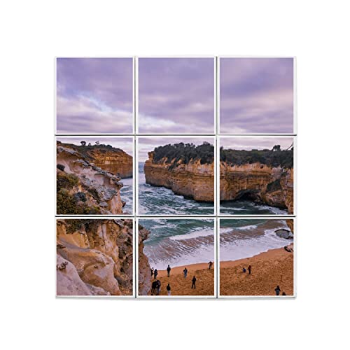 Carreaux Céramique Décoratif Plage 15x15 cm - Revêtement Mural Océan et Nature