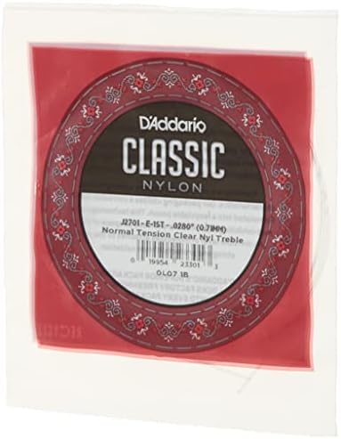 D'Addario J2701 student nylon normalne napięcie pojedynczy pierwszy sznur do gitary klasycznej