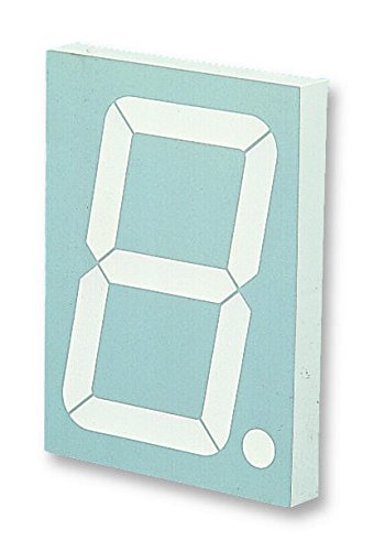 Led Display, 1.5", Red, Ca, Character Size 38.1mm, Common Connection Common Anode, Forward Current If 20mA, Forward Voltage 3.7V, LED Colour Red, Luminous Intensity 60mcd, No. of Digits/Alpha 1, Bac