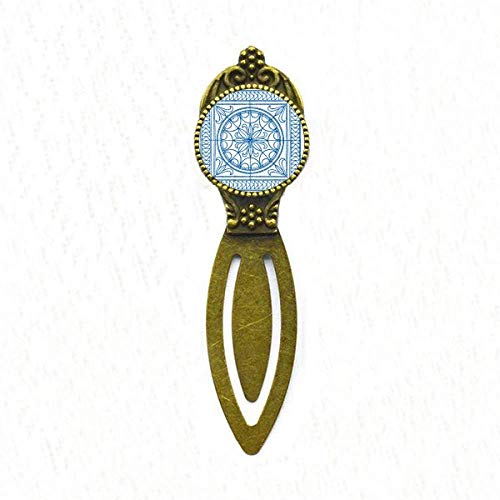 Marque-page Talavera bleu de prestige : l'excellence de la faïence traditionnelle