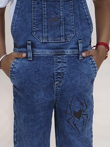Image of KiddoPanti Boys Denim Dungaree Pant