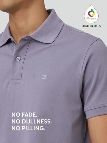 Image of XYXX Men's Nova 100% Combed Cotton Regular Fit Polo T-Shirt