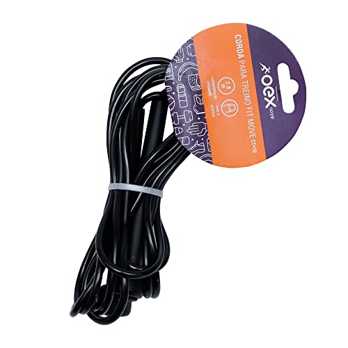 Corda Para Treino Regulável Oex Fit Move 2.8m Ct10 Preta