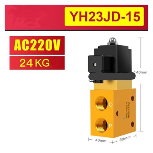 Électrovanne directionnelle YH23JD-8 à commutation rapide 2 positions - 3