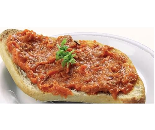 Miniatura 7 de Zurrapa De Lomo Roja: El Delicioso Y Fibroso Paté De Pimentón Que No Te Puedes Perder En Tus Comidas Y Aperitivos. Prueba Su Intenso Sabor Con Nuestra Presentación De 0.5kg