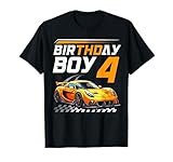 Photo Gallery compleanno ragazzo 4 anni race car 4th birthday racing car maglietta Photo Gallery compleanno ragazzo 4 anni race car 4th birthday racing car maglietta