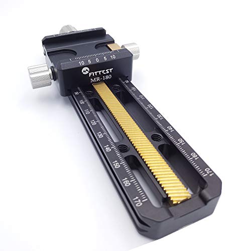 Rail de focalisation macro MR-180 Market&YCY en aluminium 180 mm