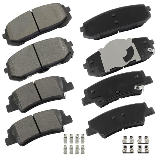 Image of cciyu D2299 & D2302 Front Rear Ceramic Disc Brake Pads Kit For Hyundai For Sonata 2020-2022,For Kia For K5 2021