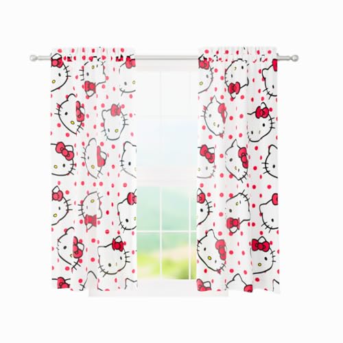 Franco Hello Kitty Rideaux de fenêtre pour Chambre d'enfant, 208,3 x 160 cm, (Produit sous Licence Officielle)
