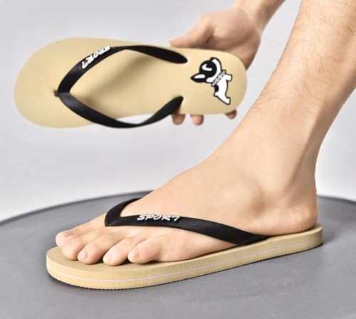 Men's Flip-Flops, Comfortable Men's Sandals, Breathable Slippers for Boys, Beach Sandals for Outdoor-Multicolor H033