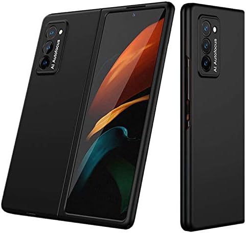 Amazon Com Samsung Galaxy Z Fold 2 5g Leather Case Black Us Version