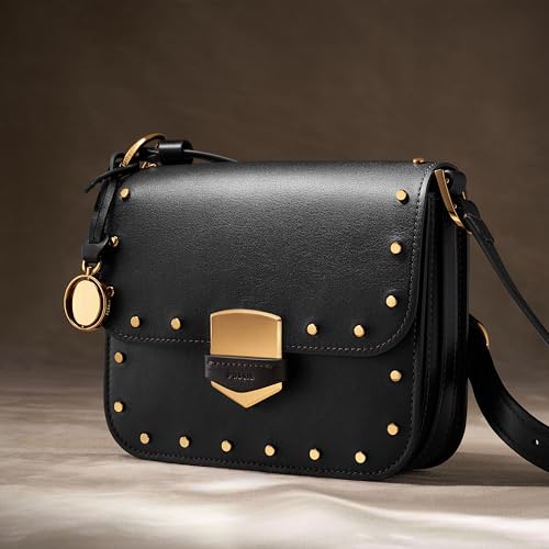 Image of Fossil Women's Lennox Leather Large or Small Flap Crossbody Purse Handbag For Women