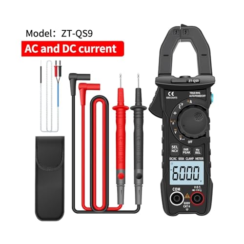 Multímetro Pinza Amperimétrica Digital FUSWIP ZT-QS9 True RMS 600A con Rango Automático miniatura 2