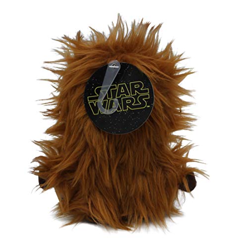 Star Wars For Pets Plush Chewbacca Flattie Dog Toy | Soft Star Wars Squeaky Dog Toy | Adorable Toys For All Dogs, Official Dog Toy Product Of Star Wars For Pets #TOP1
