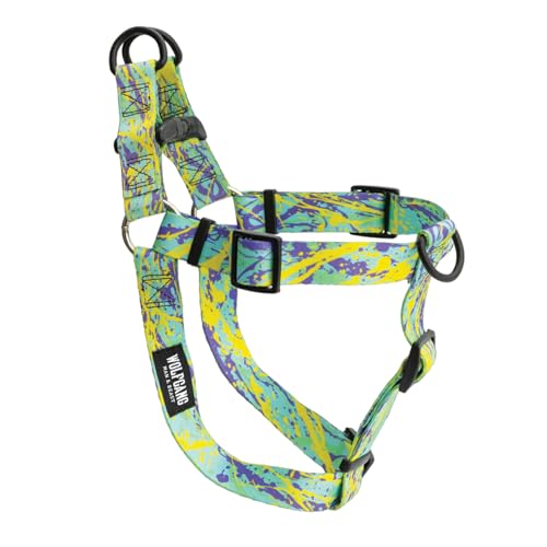WOLFGANG/ウルフギャング ModernCanvas Harness (Sサイズ) 巾1.6cm x 胴回り30-45cm 【 小型犬用ハーネス 】