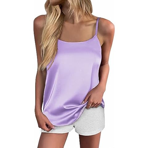 Ekouaer Women's Silk Y-Back Camisole Cover