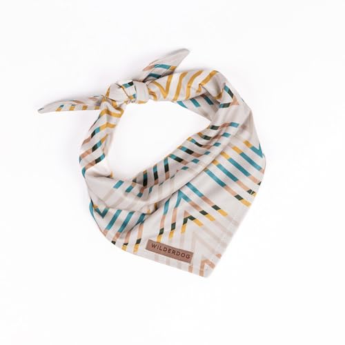 Image of Wilderdog Dog Bandana with Lightweight Quick Drying Poly-Blend Mesh Material in Cream