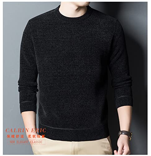 Pull épais et chaud pour homme en noir taille S coupe ajustée - 3