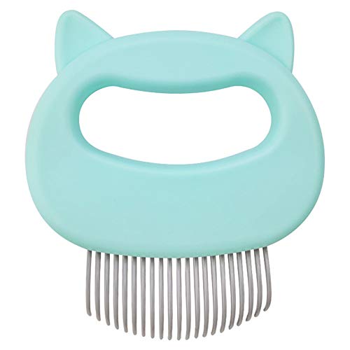 xlpace Relaxing Cat Comb Massager Pet Brush Dog Hair Removal Open Knot Massage Comb