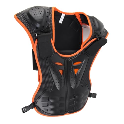 FILFEEL Protector de Espalda y Pecho para Montar, Chaleco Reflectante para Deportes Al Aire , Comodidad y Comodidad (S)