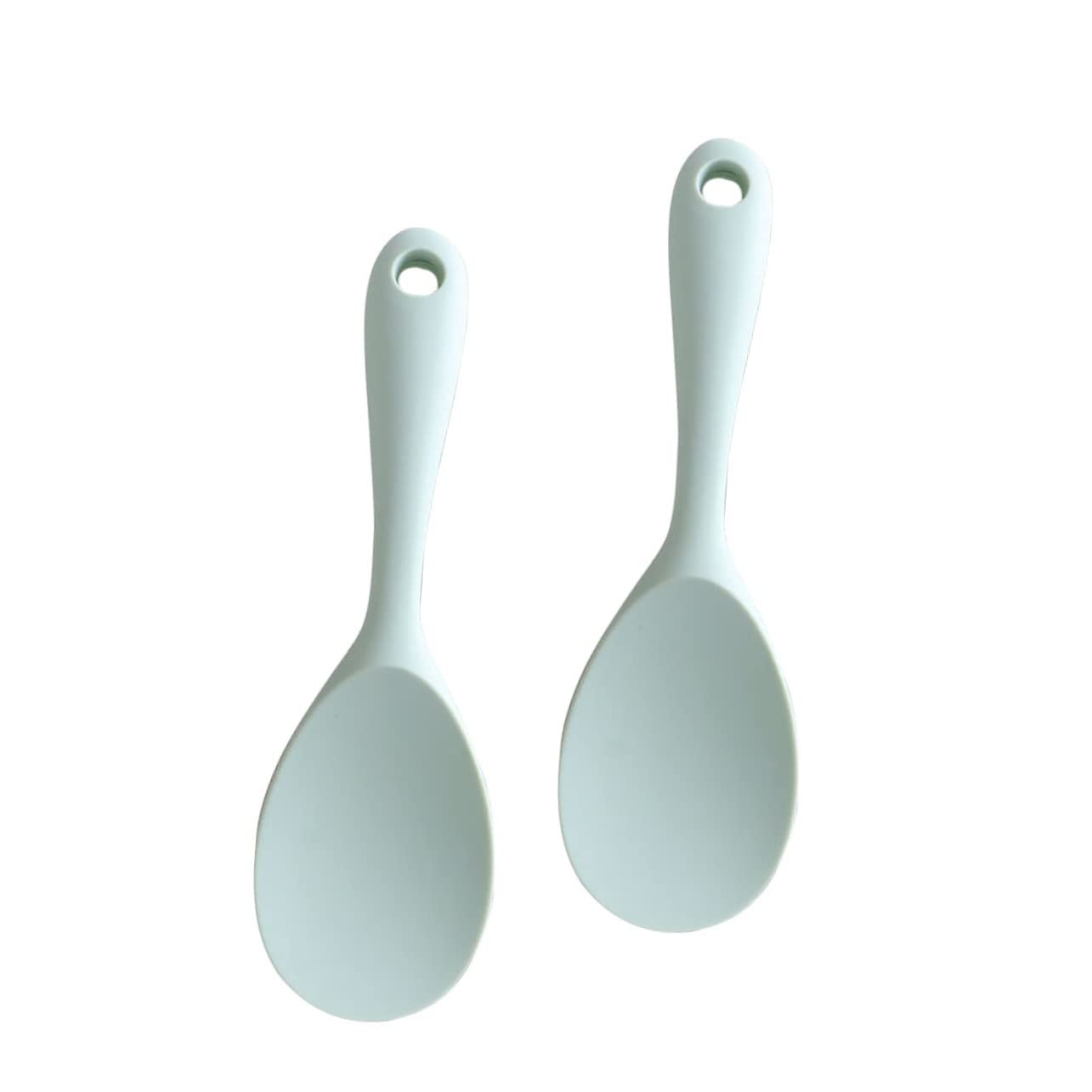 Cucchiai Riso In Plastica 19.6cm - 2 Pezzi Antiaderenti Con Foro Appendi - Foto 7