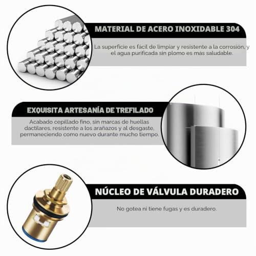 Grifo mezclador de pared para renovar el fregadero o baño con estilo mate 6