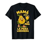 ¡Dile a mamá que es la pera limonera con este diseño tan original y divertido! Presenta un simpático personaje de pera sosteniendo un limón, perfecto para esa mamá que es única, genial y siempre la mejor. Estilo retro y lleno de buen humor.