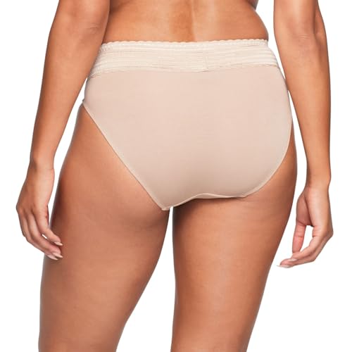 Image of Warner's Women's No Pinching No Problems Dig-free Comfort Waist With Lace Cotton Hi-cut Rt2091p