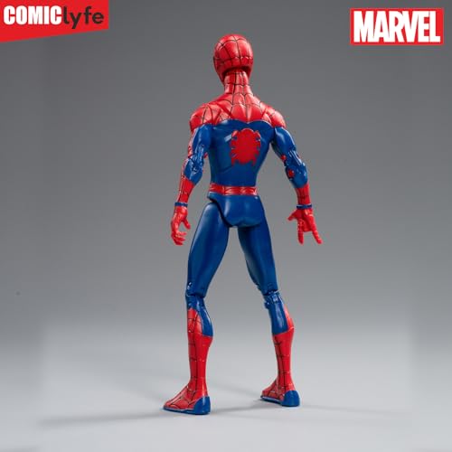Image of Marvel Classic Spiderman 7 Inch Superhero Action Figure Toy | Avengers Collectible Figurine | Fully Articulated ABS + PV Figure | Spider man Action Figure, Superheroes Toys for Kids & Fans