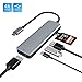 Produktbild Rayrow USB C Hub, 6 in 1 Typ-C Hub Adapter mit 4K HDMI,2 USB 3.0 Anschlüssen,TF/SD Kartenleser, Stromversorgungsanschluss Kompatibel mit MacBook/PC/Tablet/Smartphone und weiteren USB C-Geräten (Grau)