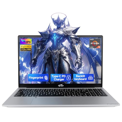 Image of NIMO 15.6 inch IPS FHD Light Gaming Laptop,AMD Ryzen 5 6600H 32GB DDR5 RAM 1TB SSD (Beat I5 /I7, 6 Cores Up to 4.5GHz) Radeon 660M GPU PC with 100W Type-C for College Students, Business