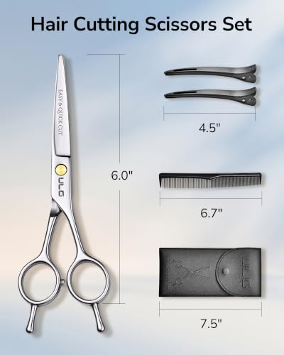 6.5 ULG Professional Hair Cutting Scissors (Silver) 5.99 + Free Shipping w/ Prime or on 35+ + 40% Off Code ZK12N2S7 - image 8