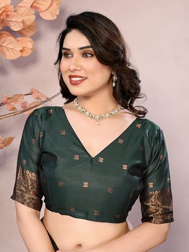 Image of Avantika Fashion Women's Kanjivaram Style Soft Silk Banarasi Sarees With Blouse Piece For Women