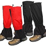 【Diseño】- Laspolainas impermeables están diseñadas con bandas elásticas y hebillas a presión, lo que hace que la encuadernación sea más conveniente y firme. Evita que el agua, la nieve, el barro y las chinches entren en las botas o los calcetines.