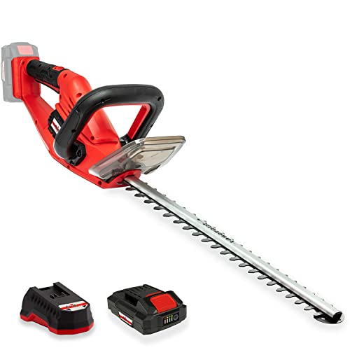 Grizzly Tools Akku Heckenschere (Lithium Ionen, 20 V, 52 cm...