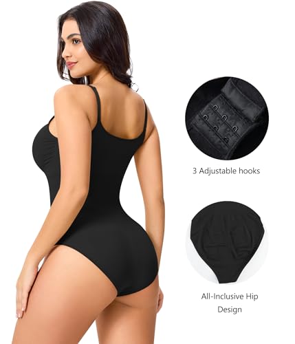 Bodysuit for Women Tummy Control Tank Top Sleeveless Body Suit3