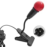eTone Darkroom Safe Light, Red LED Desk Lamp with Clip, 360 Degree Adjustable,Suitable for Processing B&W Film and B&W Print Paper (1W)