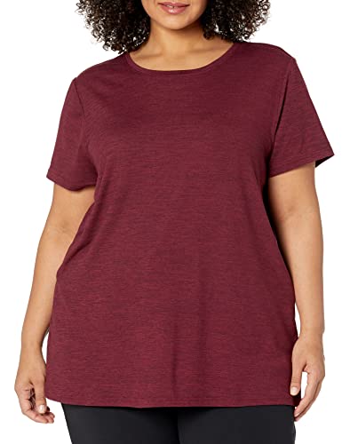 Image of Amazon Essentials Women's Active Quick Dry Tech Stretch Short-Sleeve Crewneck T-Shirt, Multipacks