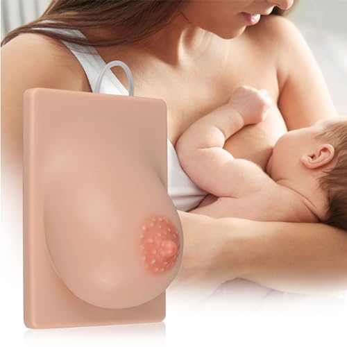 Image of Lactation Breast Model for Breastfeeding Massage Education, Artificial Breastfeeding Educational Tool for Lactation Consultant, Left