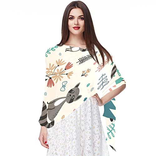 Foulard mousseline de soie femme multicolore idéal pour rehausser un look urbain