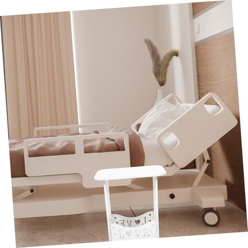 Table de chevet blanc minimaliste meuble compact chambre et bureau - 7