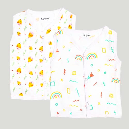 Image of Kidbea Extra Soft Mulmul Cotton Jhabla Cloth for New Born Baby Set