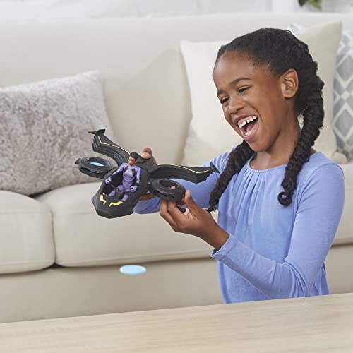 Marvel Studios' Black Panther: Wakanda Forever, véhicule Sunbird Lance-Projectile avec Figurine articulée Shuri, à partir de 4 Ans
