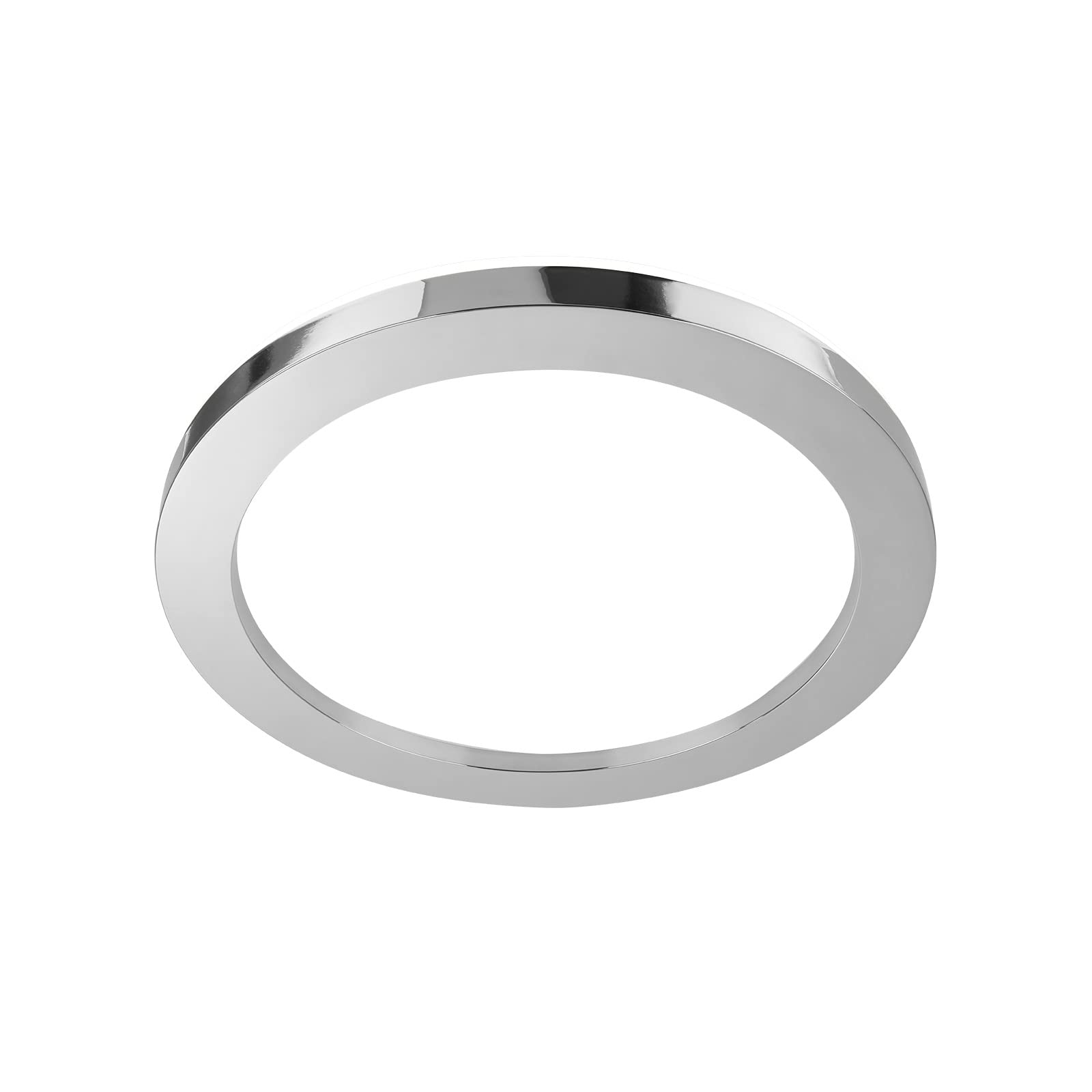 BRILONER - Plafoniera da bagno a LED con retroilluminazione, lampada da bagno a LED IP44, molto luminosa 3600 lumen, luce bianca neutra, cromo, 410x60 mm (DxH)
