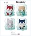 Simplicity 8188 Misses' Stuffed Fox, Wolf, Bear and Bunny, OS (ONE SIZE)