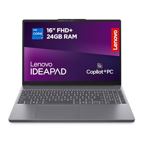 Lenovo IdeaPad Slim 3 | 16 inch WUXGA Laptop | Intel Core i7-13620H | 8 GB RAM | 512 GB SSD | Windows 11 Home | Luna Grey