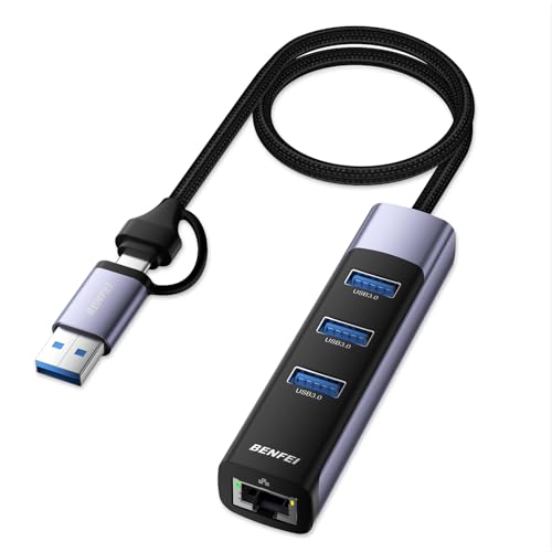 2in1 USB C/3.0 有線LANアダプタ 000350grey