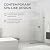 Fixed Shower Panel | Water Repellent | 3/8" Tempered Glass with Chrome Finish 24"x60" by Fab Glass and Mirror