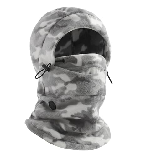 Tough Headwear Balaclava Hood Ski Mask for Men and Women - Heavyweight Sherpa Fleece Snood Winter Balaclavas - Cold Weather Thermal Face Masks Skiing Snowboarding Cycling