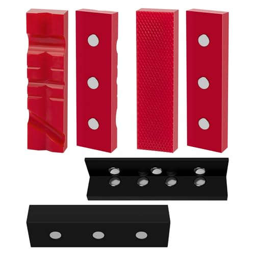 4.5" Soft Jaws for Bench Vise, 2 Pairs Vise Jaw